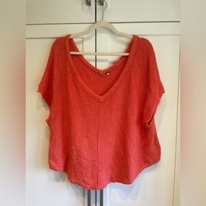 FP Coral Knit V-Neck Sweater